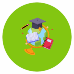 globe with graduation cap on it