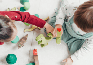 kids playing with toys
